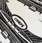 Arrowhead Silhouette Block Print