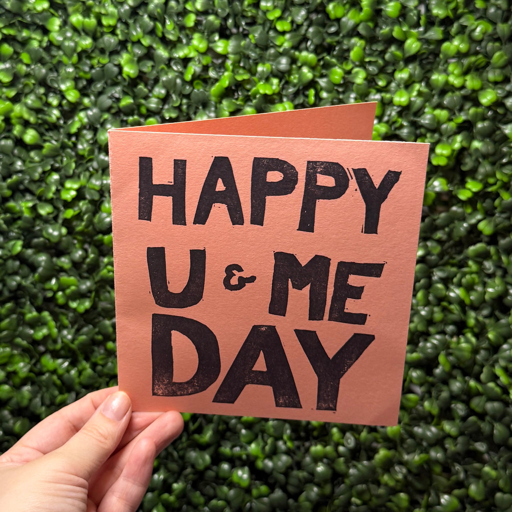 "Happy U & Me Day" Card