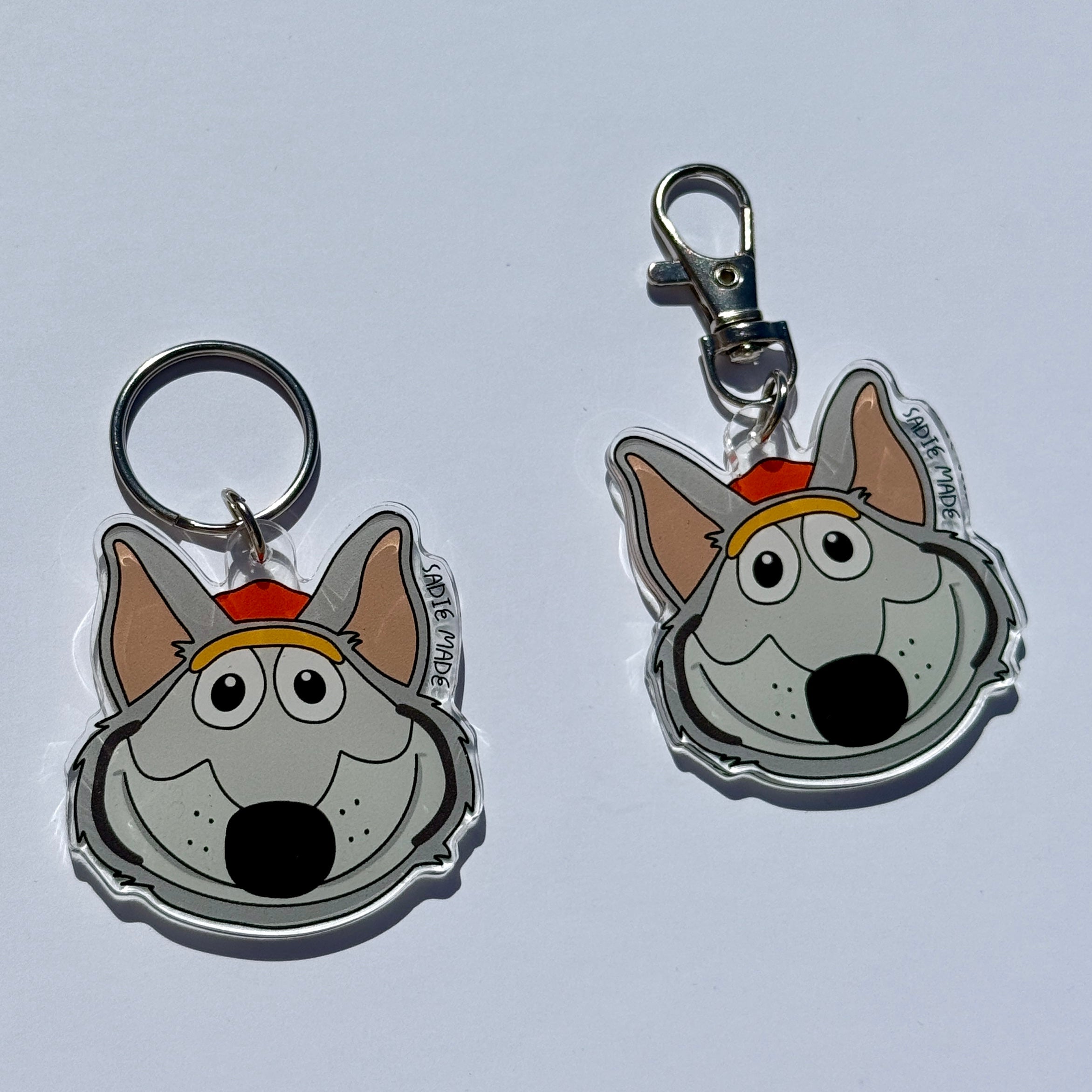 KC Wolf Acrylic Keychain